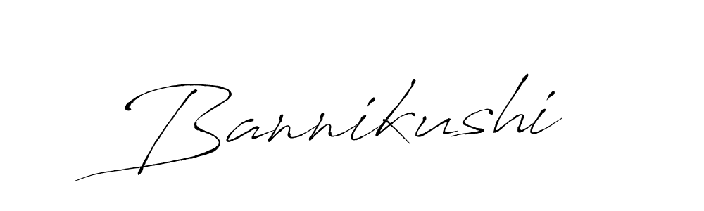 How to Draw Bannikushi signature style? Antro_Vectra is a latest design signature styles for name Bannikushi. Bannikushi signature style 6 images and pictures png