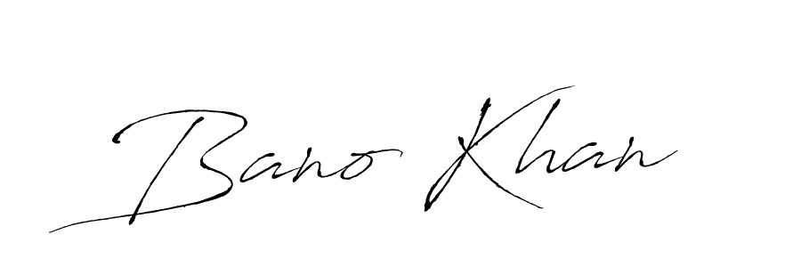 Also You can easily find your signature by using the search form. We will create Bano Khan name handwritten signature images for you free of cost using Antro_Vectra sign style. Bano Khan signature style 6 images and pictures png