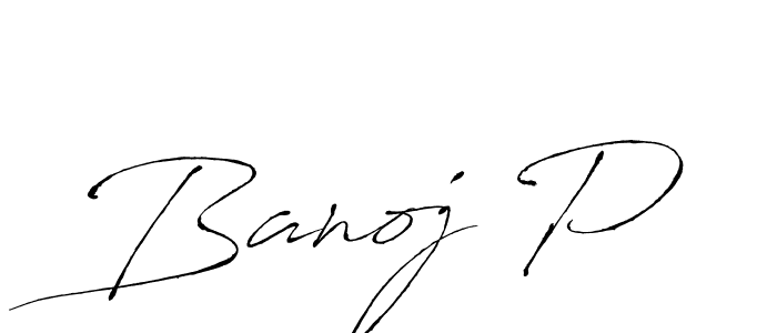 Antro_Vectra is a professional signature style that is perfect for those who want to add a touch of class to their signature. It is also a great choice for those who want to make their signature more unique. Get Banoj P name to fancy signature for free. Banoj P signature style 6 images and pictures png