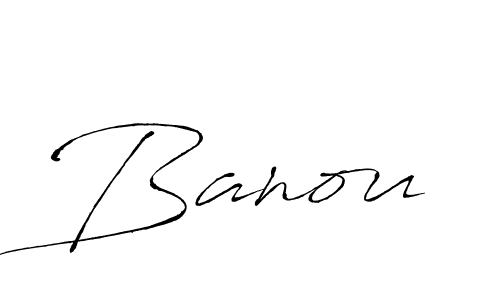 Antro_Vectra is a professional signature style that is perfect for those who want to add a touch of class to their signature. It is also a great choice for those who want to make their signature more unique. Get Banou name to fancy signature for free. Banou signature style 6 images and pictures png