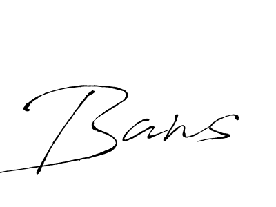 Create a beautiful signature design for name Bans. With this signature (Antro_Vectra) fonts, you can make a handwritten signature for free. Bans signature style 6 images and pictures png