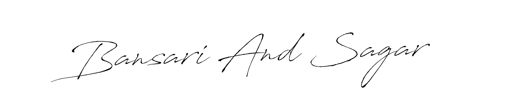 Similarly Antro_Vectra is the best handwritten signature design. Signature creator online .You can use it as an online autograph creator for name Bansari And Sagar. Bansari And Sagar signature style 6 images and pictures png