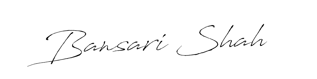 Create a beautiful signature design for name Bansari Shah. With this signature (Antro_Vectra) fonts, you can make a handwritten signature for free. Bansari Shah signature style 6 images and pictures png