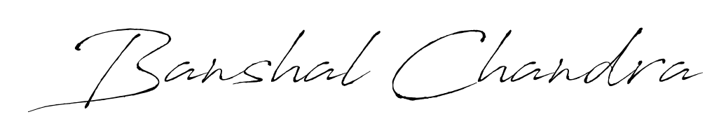 Design your own signature with our free online signature maker. With this signature software, you can create a handwritten (Antro_Vectra) signature for name Banshal Chandra. Banshal Chandra signature style 6 images and pictures png