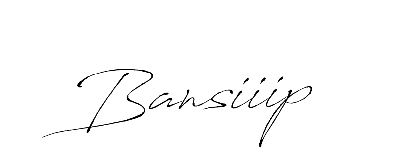 How to make Bansiiip name signature. Use Antro_Vectra style for creating short signs online. This is the latest handwritten sign. Bansiiip signature style 6 images and pictures png