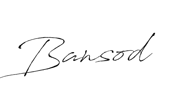 Also we have Bansod name is the best signature style. Create professional handwritten signature collection using Antro_Vectra autograph style. Bansod signature style 6 images and pictures png