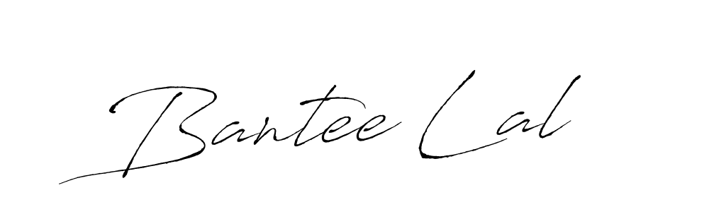 Use a signature maker to create a handwritten signature online. With this signature software, you can design (Antro_Vectra) your own signature for name Bantee Lal. Bantee Lal signature style 6 images and pictures png