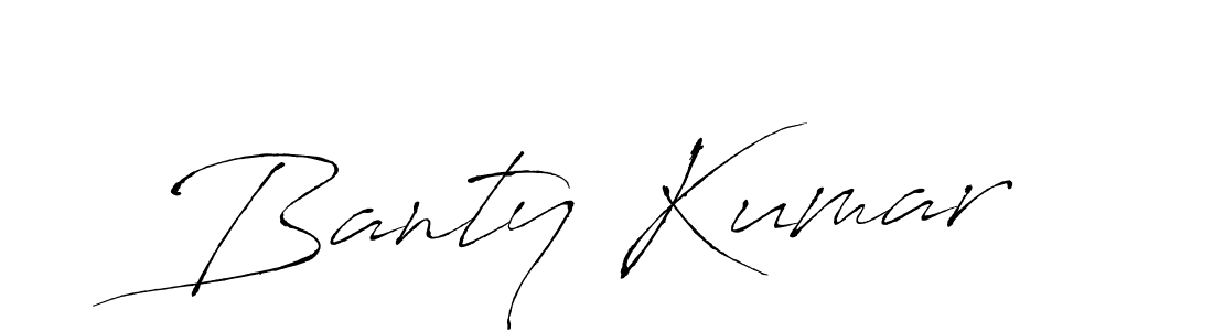 Once you've used our free online signature maker to create your best signature Antro_Vectra style, it's time to enjoy all of the benefits that Banty Kumar name signing documents. Banty Kumar signature style 6 images and pictures png