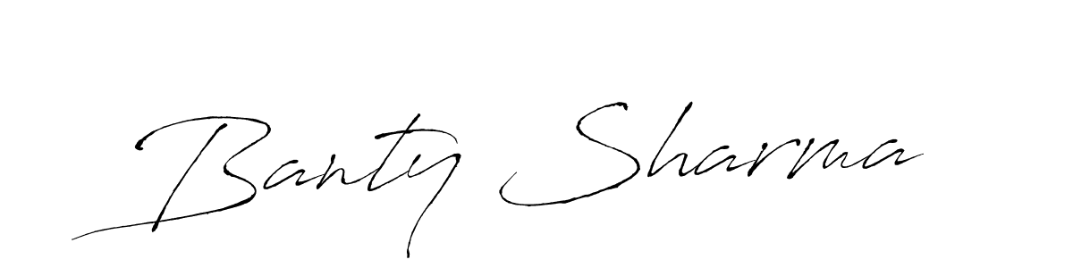 Also You can easily find your signature by using the search form. We will create Banty Sharma name handwritten signature images for you free of cost using Antro_Vectra sign style. Banty Sharma signature style 6 images and pictures png