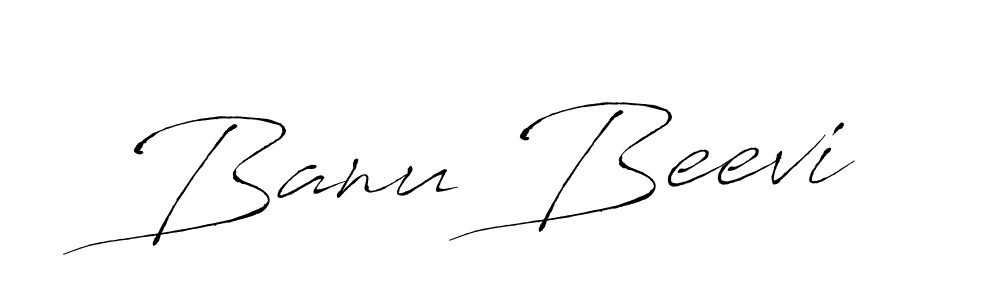 Also we have Banu Beevi name is the best signature style. Create professional handwritten signature collection using Antro_Vectra autograph style. Banu Beevi signature style 6 images and pictures png