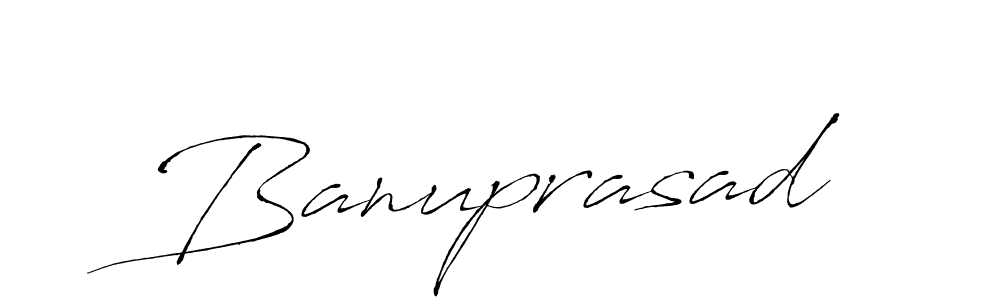 The best way (Antro_Vectra) to make a short signature is to pick only two or three words in your name. The name Banuprasad include a total of six letters. For converting this name. Banuprasad signature style 6 images and pictures png