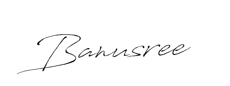 Banusree stylish signature style. Best Handwritten Sign (Antro_Vectra) for my name. Handwritten Signature Collection Ideas for my name Banusree. Banusree signature style 6 images and pictures png