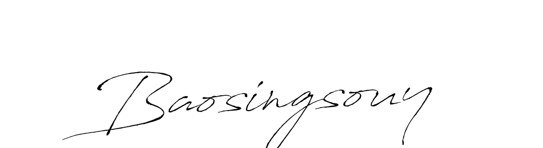 How to make Baosingsouy name signature. Use Antro_Vectra style for creating short signs online. This is the latest handwritten sign. Baosingsouy signature style 6 images and pictures png