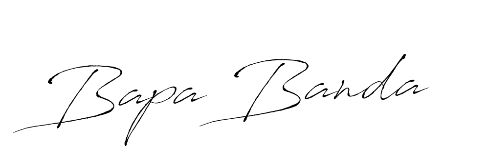 The best way (Antro_Vectra) to make a short signature is to pick only two or three words in your name. The name Bapa Banda include a total of six letters. For converting this name. Bapa Banda signature style 6 images and pictures png