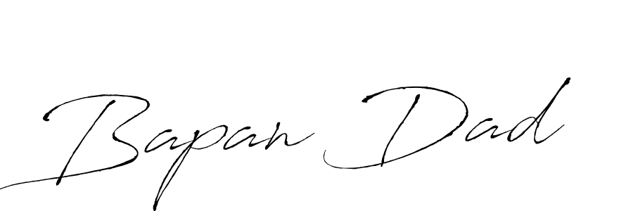 Also we have Bapan Dad name is the best signature style. Create professional handwritten signature collection using Antro_Vectra autograph style. Bapan Dad signature style 6 images and pictures png