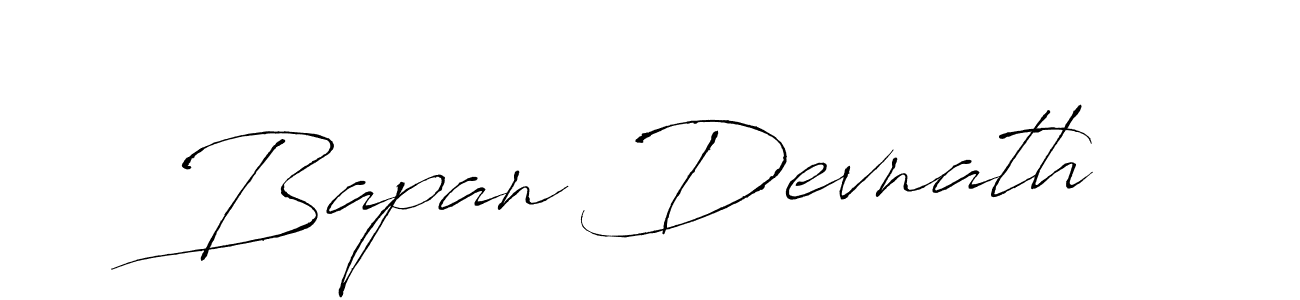 Make a beautiful signature design for name Bapan Devnath. Use this online signature maker to create a handwritten signature for free. Bapan Devnath signature style 6 images and pictures png