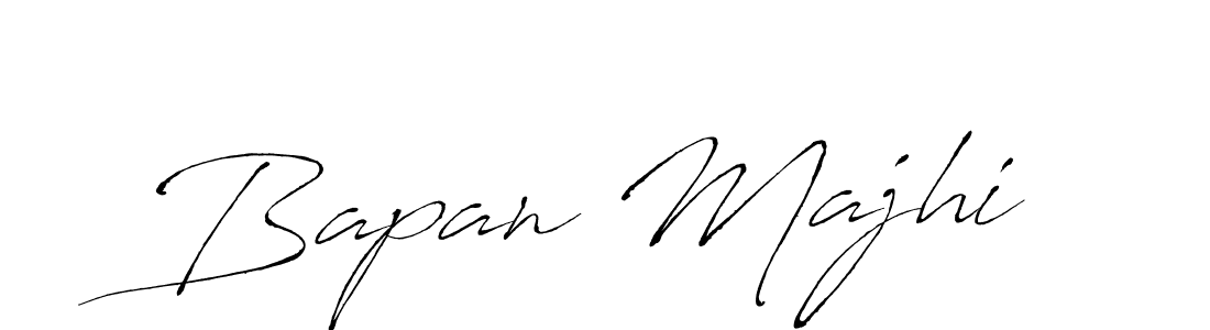 Create a beautiful signature design for name Bapan Majhi. With this signature (Antro_Vectra) fonts, you can make a handwritten signature for free. Bapan Majhi signature style 6 images and pictures png