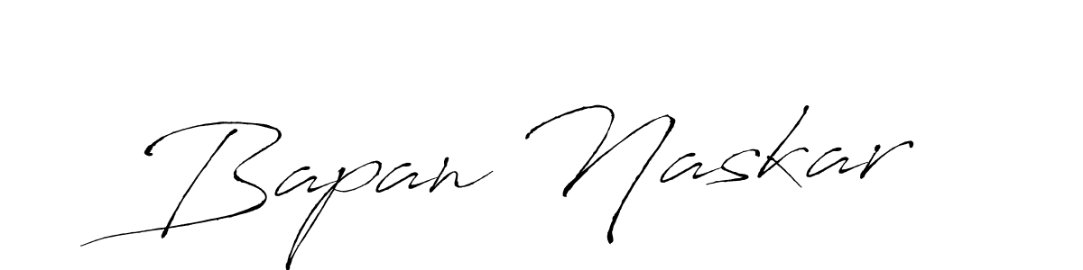 Create a beautiful signature design for name Bapan Naskar. With this signature (Antro_Vectra) fonts, you can make a handwritten signature for free. Bapan Naskar signature style 6 images and pictures png