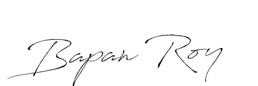 Bapan Roy stylish signature style. Best Handwritten Sign (Antro_Vectra) for my name. Handwritten Signature Collection Ideas for my name Bapan Roy. Bapan Roy signature style 6 images and pictures png