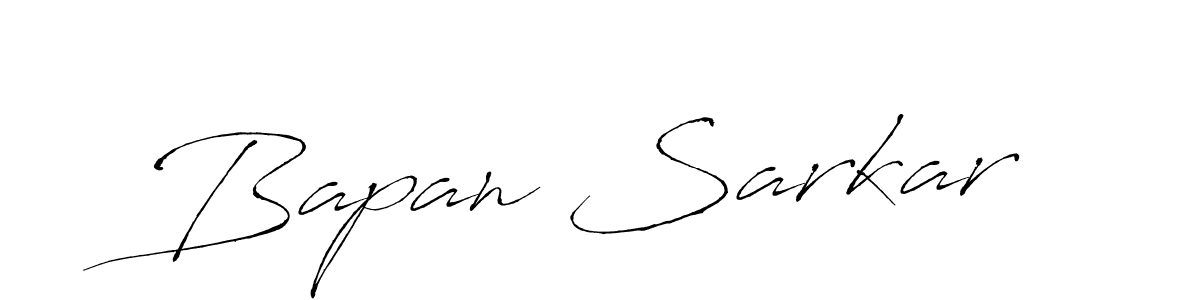 Make a beautiful signature design for name Bapan Sarkar. With this signature (Antro_Vectra) style, you can create a handwritten signature for free. Bapan Sarkar signature style 6 images and pictures png