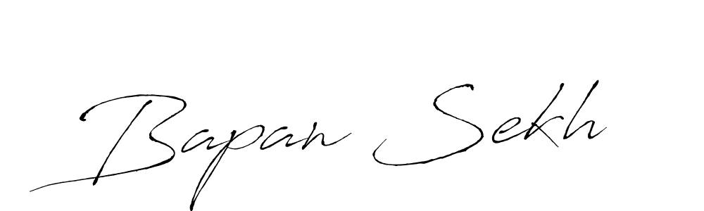 Create a beautiful signature design for name Bapan Sekh. With this signature (Antro_Vectra) fonts, you can make a handwritten signature for free. Bapan Sekh signature style 6 images and pictures png