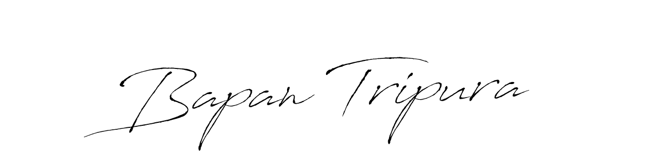 How to make Bapan Tripura name signature. Use Antro_Vectra style for creating short signs online. This is the latest handwritten sign. Bapan Tripura signature style 6 images and pictures png