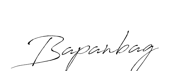 Create a beautiful signature design for name Bapanbag. With this signature (Antro_Vectra) fonts, you can make a handwritten signature for free. Bapanbag signature style 6 images and pictures png