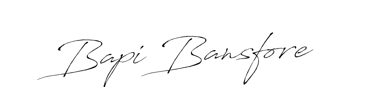 You should practise on your own different ways (Antro_Vectra) to write your name (Bapi Bansfore) in signature. don't let someone else do it for you. Bapi Bansfore signature style 6 images and pictures png