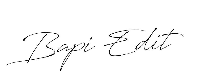 How to make Bapi Edit name signature. Use Antro_Vectra style for creating short signs online. This is the latest handwritten sign. Bapi Edit signature style 6 images and pictures png