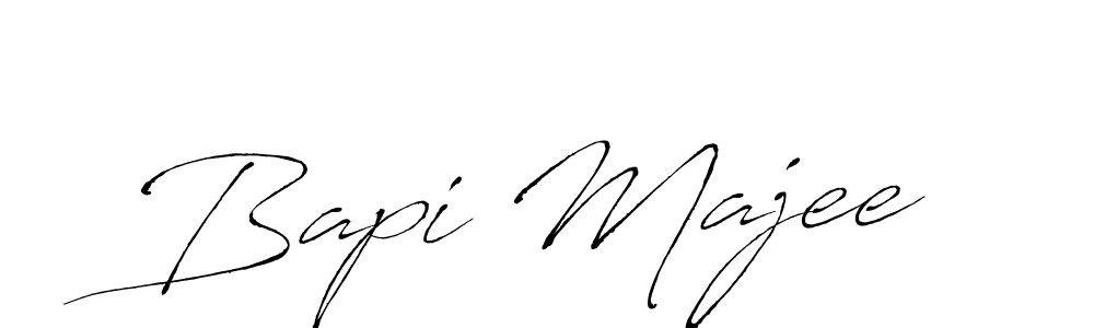 How to make Bapi Majee name signature. Use Antro_Vectra style for creating short signs online. This is the latest handwritten sign. Bapi Majee signature style 6 images and pictures png