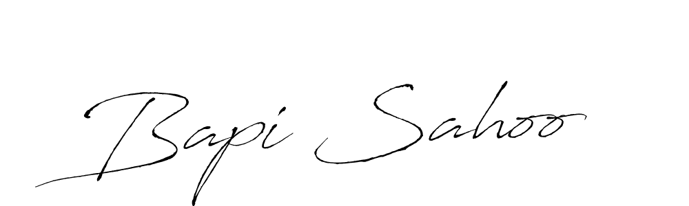 Design your own signature with our free online signature maker. With this signature software, you can create a handwritten (Antro_Vectra) signature for name Bapi Sahoo. Bapi Sahoo signature style 6 images and pictures png