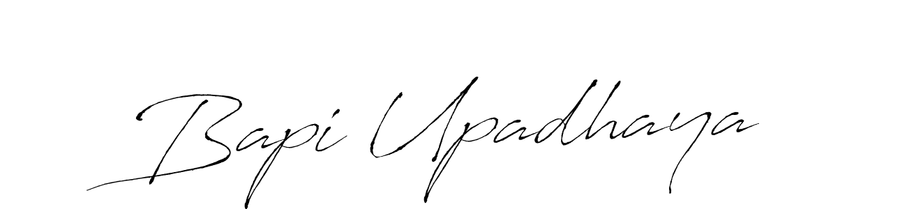 You should practise on your own different ways (Antro_Vectra) to write your name (Bapi Upadhaya) in signature. don't let someone else do it for you. Bapi Upadhaya signature style 6 images and pictures png