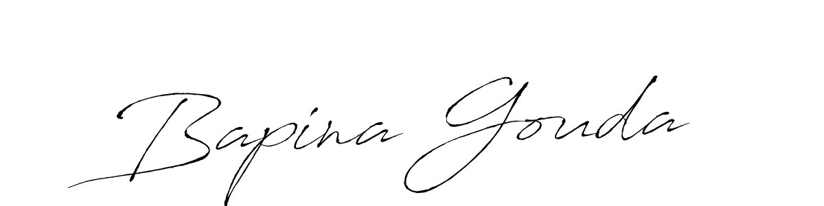 if you are searching for the best signature style for your name Bapina Gouda. so please give up your signature search. here we have designed multiple signature styles  using Antro_Vectra. Bapina Gouda signature style 6 images and pictures png