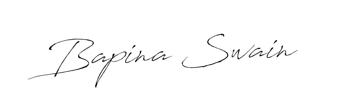 Use a signature maker to create a handwritten signature online. With this signature software, you can design (Antro_Vectra) your own signature for name Bapina Swain. Bapina Swain signature style 6 images and pictures png