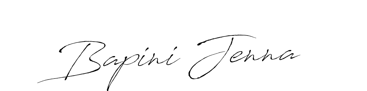 Use a signature maker to create a handwritten signature online. With this signature software, you can design (Antro_Vectra) your own signature for name Bapini Jenna. Bapini Jenna signature style 6 images and pictures png