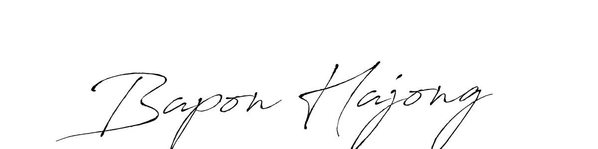 Design your own signature with our free online signature maker. With this signature software, you can create a handwritten (Antro_Vectra) signature for name Bapon Hajong. Bapon Hajong signature style 6 images and pictures png