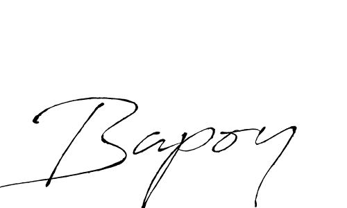 How to make Bapoy signature? Antro_Vectra is a professional autograph style. Create handwritten signature for Bapoy name. Bapoy signature style 6 images and pictures png