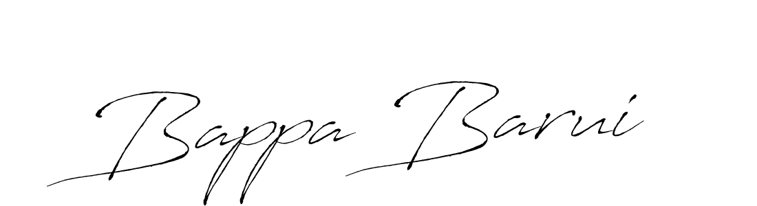 Use a signature maker to create a handwritten signature online. With this signature software, you can design (Antro_Vectra) your own signature for name Bappa Barui. Bappa Barui signature style 6 images and pictures png