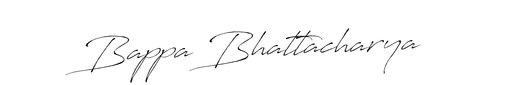 How to make Bappa Bhattacharya name signature. Use Antro_Vectra style for creating short signs online. This is the latest handwritten sign. Bappa Bhattacharya signature style 6 images and pictures png