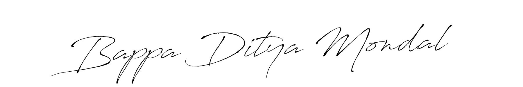 Make a beautiful signature design for name Bappa Ditya Mondal. With this signature (Antro_Vectra) style, you can create a handwritten signature for free. Bappa Ditya Mondal signature style 6 images and pictures png
