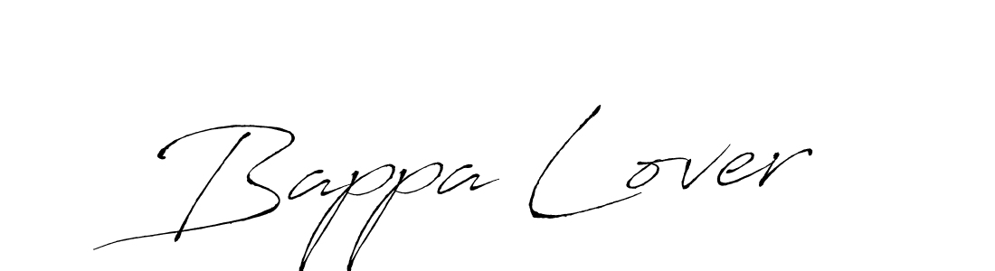 Bappa Lover stylish signature style. Best Handwritten Sign (Antro_Vectra) for my name. Handwritten Signature Collection Ideas for my name Bappa Lover. Bappa Lover signature style 6 images and pictures png