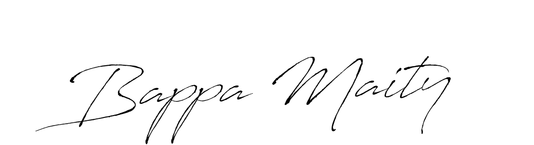 Create a beautiful signature design for name Bappa Maity. With this signature (Antro_Vectra) fonts, you can make a handwritten signature for free. Bappa Maity signature style 6 images and pictures png