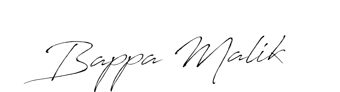 Design your own signature with our free online signature maker. With this signature software, you can create a handwritten (Antro_Vectra) signature for name Bappa Malik. Bappa Malik signature style 6 images and pictures png