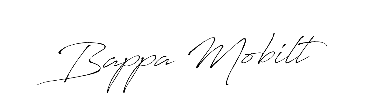 How to make Bappa Mobilt signature? Antro_Vectra is a professional autograph style. Create handwritten signature for Bappa Mobilt name. Bappa Mobilt signature style 6 images and pictures png