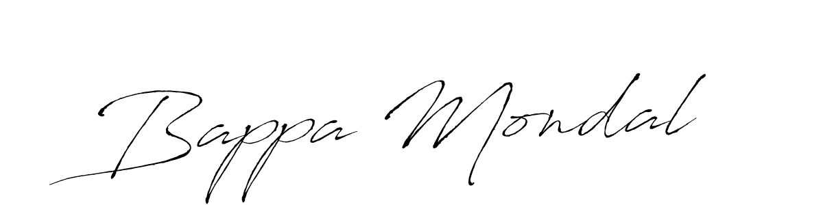 Create a beautiful signature design for name Bappa Mondal. With this signature (Antro_Vectra) fonts, you can make a handwritten signature for free. Bappa Mondal signature style 6 images and pictures png