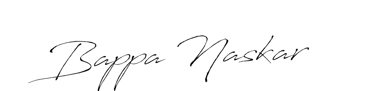 Design your own signature with our free online signature maker. With this signature software, you can create a handwritten (Antro_Vectra) signature for name Bappa Naskar. Bappa Naskar signature style 6 images and pictures png