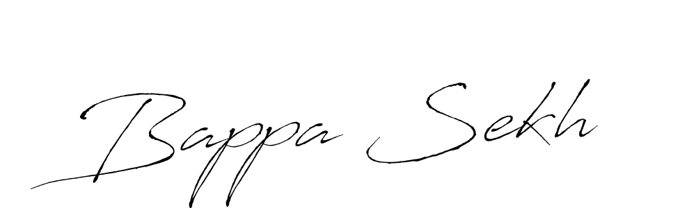 Make a beautiful signature design for name Bappa Sekh. With this signature (Antro_Vectra) style, you can create a handwritten signature for free. Bappa Sekh signature style 6 images and pictures png