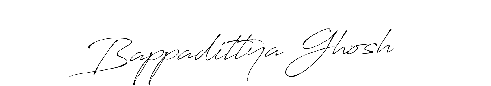 How to make Bappadittya Ghosh name signature. Use Antro_Vectra style for creating short signs online. This is the latest handwritten sign. Bappadittya Ghosh signature style 6 images and pictures png