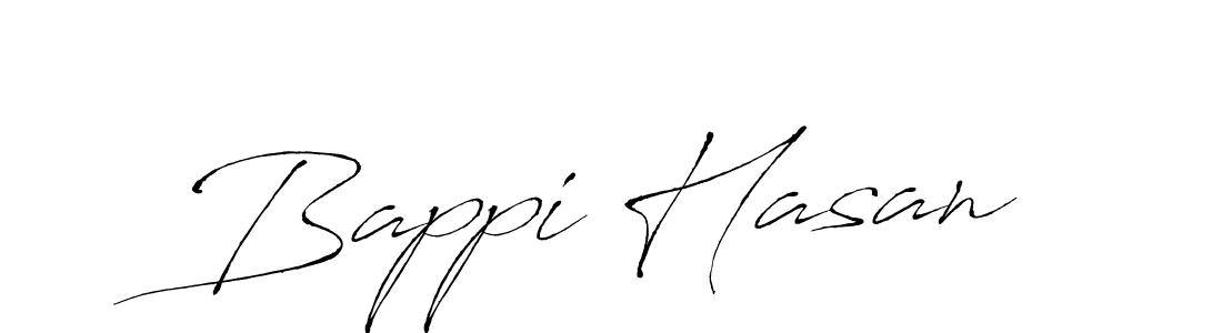 Make a beautiful signature design for name Bappi Hasan. With this signature (Antro_Vectra) style, you can create a handwritten signature for free. Bappi Hasan signature style 6 images and pictures png