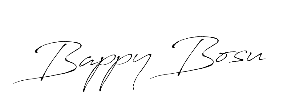 The best way (Antro_Vectra) to make a short signature is to pick only two or three words in your name. The name Bappy Bosu include a total of six letters. For converting this name. Bappy Bosu signature style 6 images and pictures png